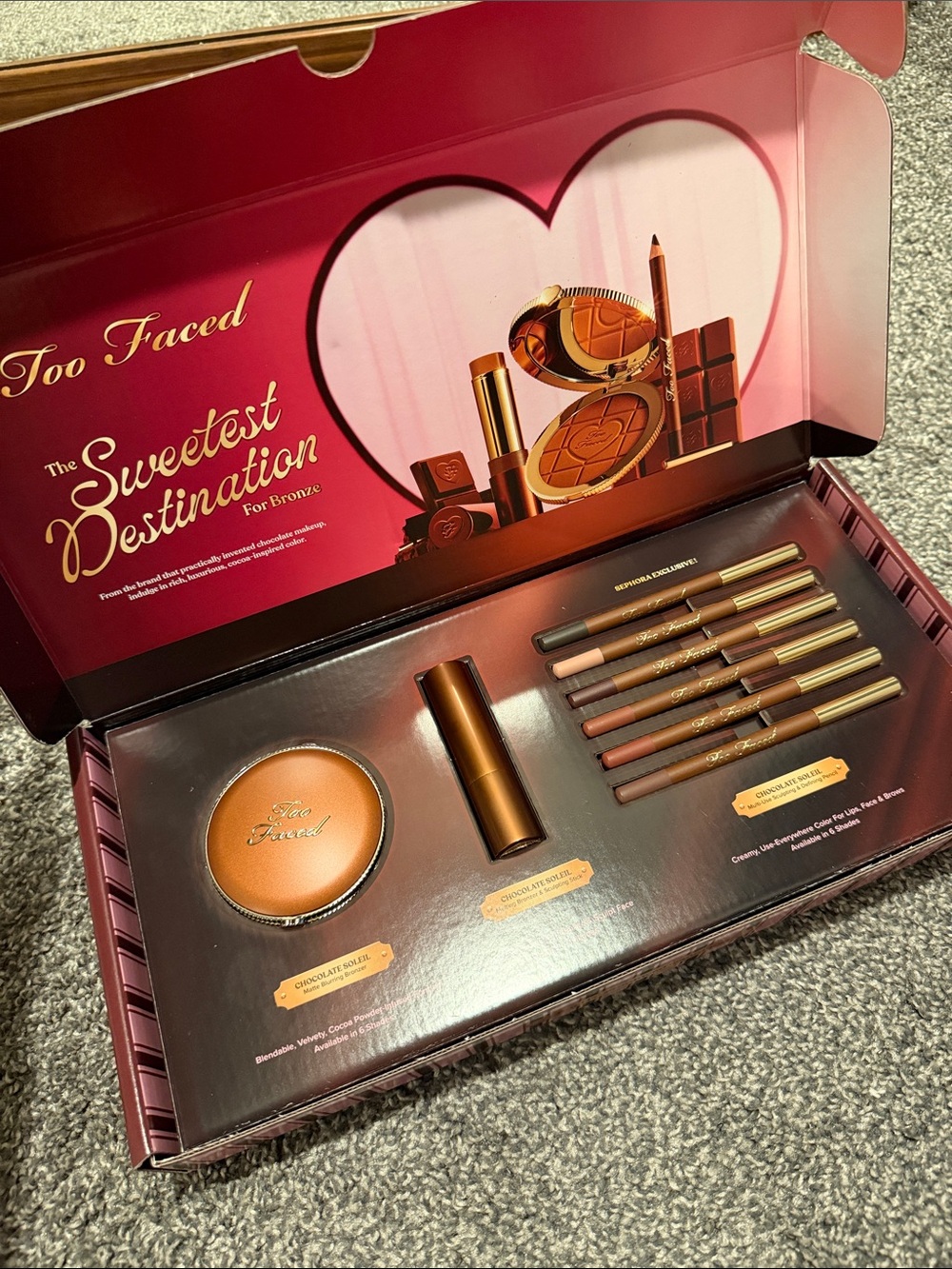 Too Faced The Sweetest Destination for Bronze Full Size Set - Exclusive!